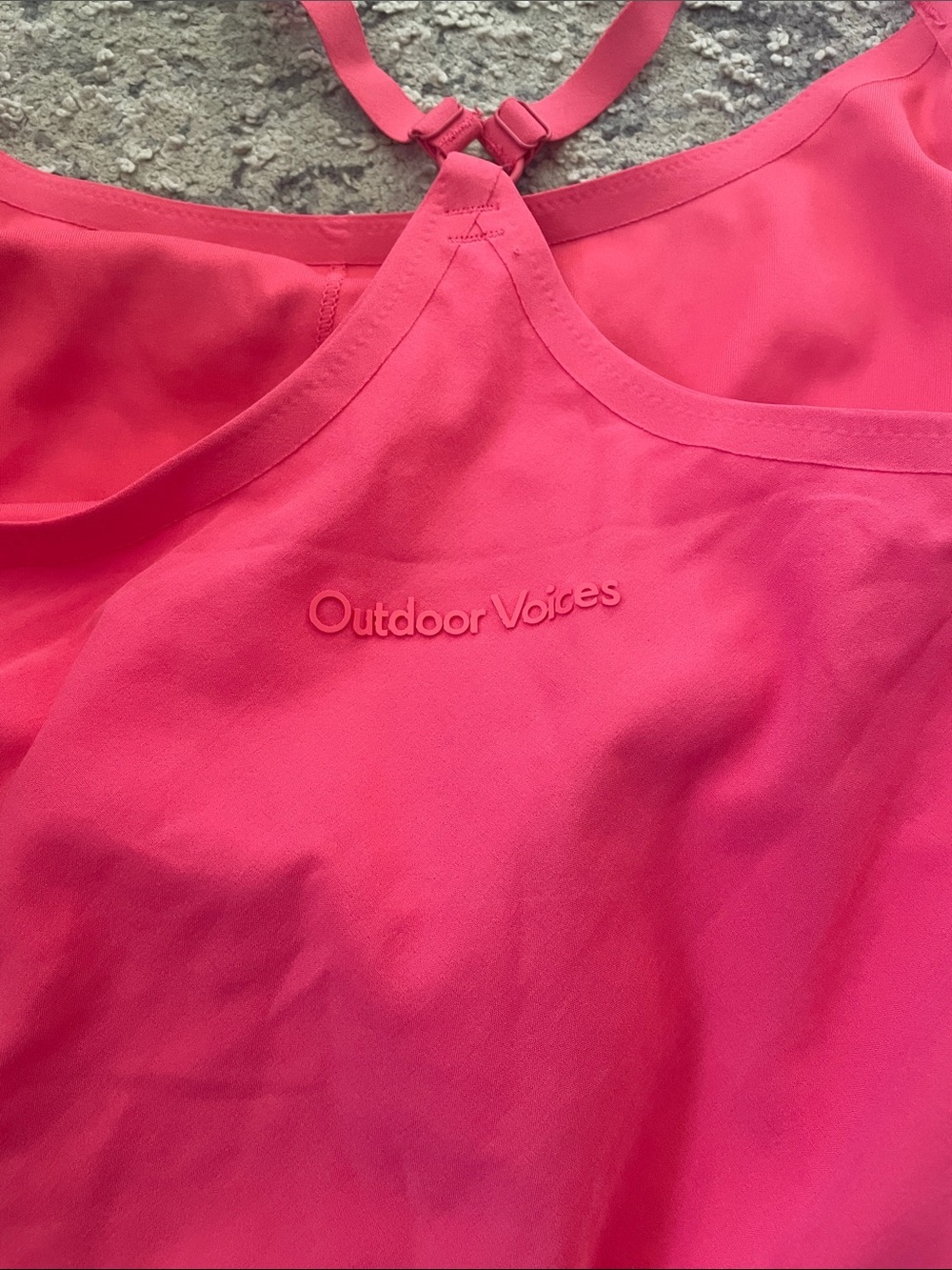 Outdoor Voices Petunia Pink Active Tank Dress UPF 50+ - Picture 8 of 8